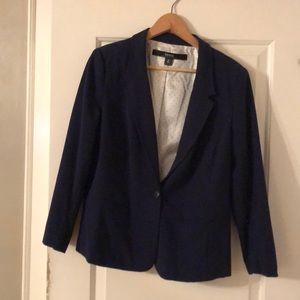 Navy casual blazer